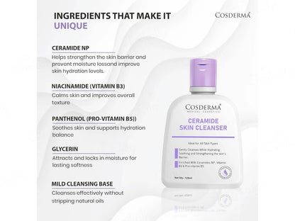 Cosderma Ceramide Skin Cleanser