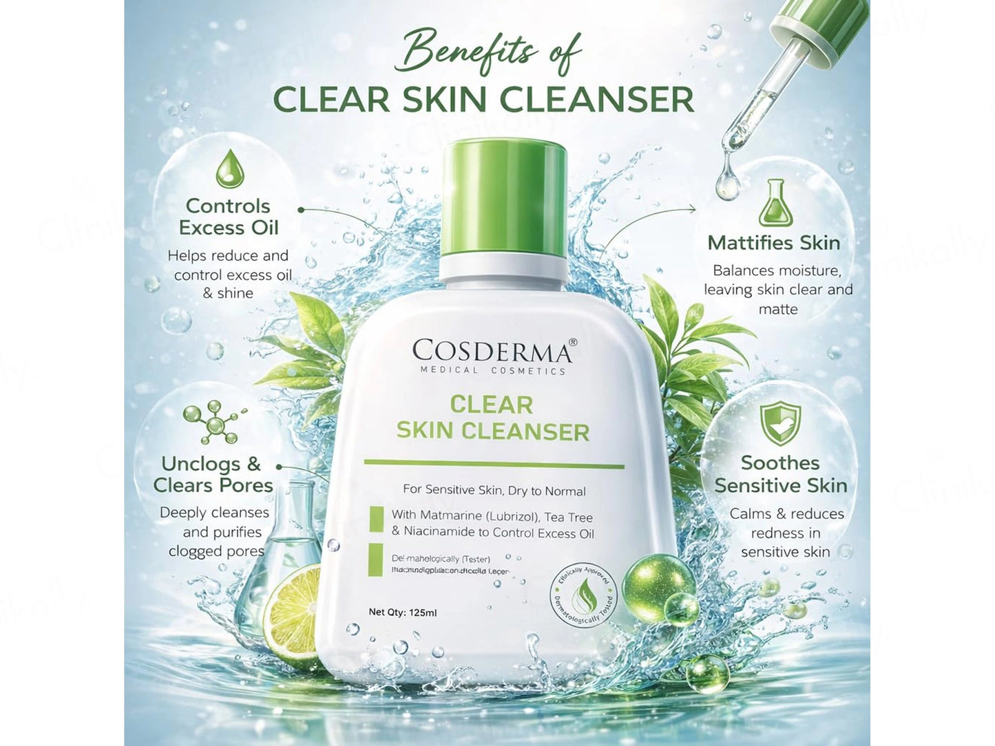 Cosderma Clear Skin Cleanser