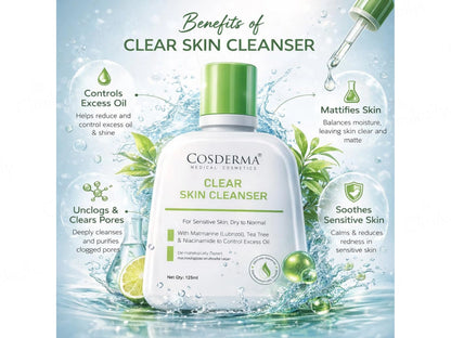 Cosderma Clear Skin Cleanser