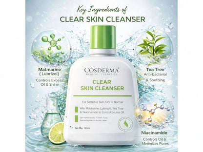 Cosderma Clear Skin Cleanser