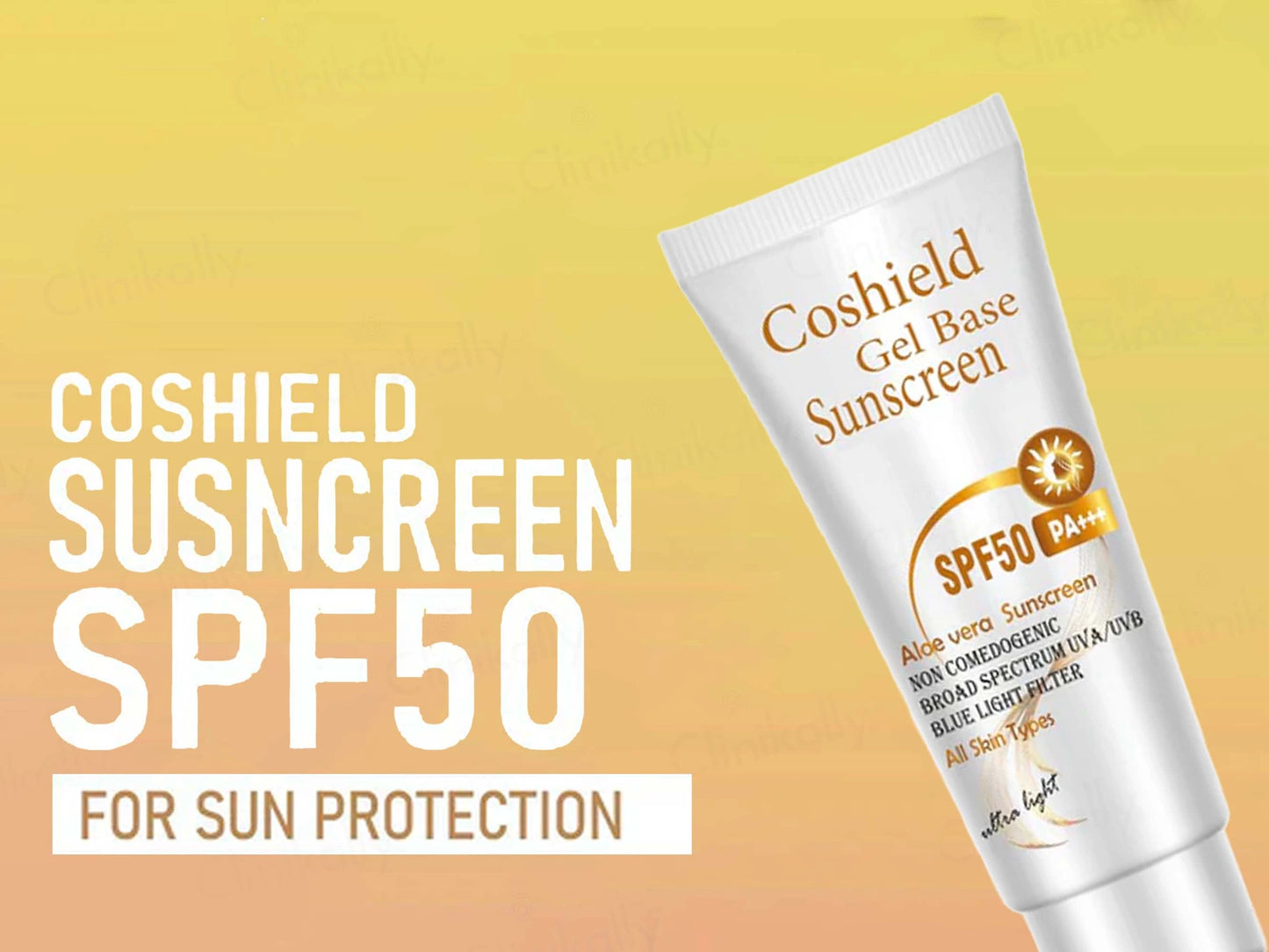 Cosderma Coshield Gel Base Aloe Vera Sunscreen SPF 50 PA