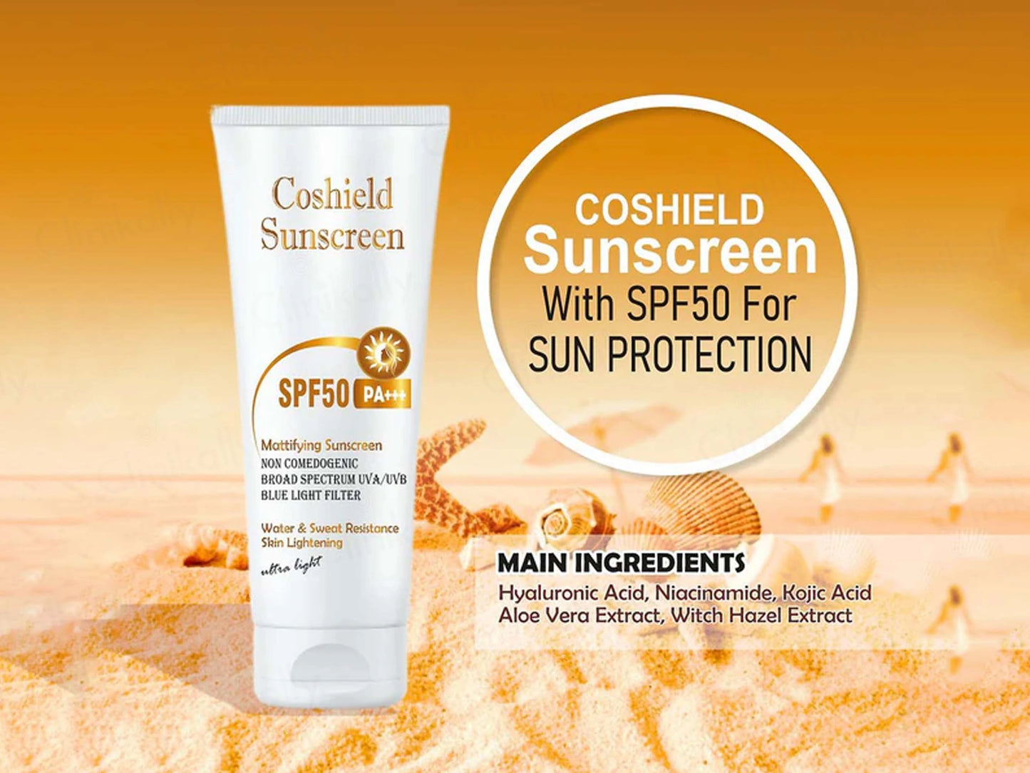 Cosderma Coshield Mattifying Sunscreen SPF 50 PA
