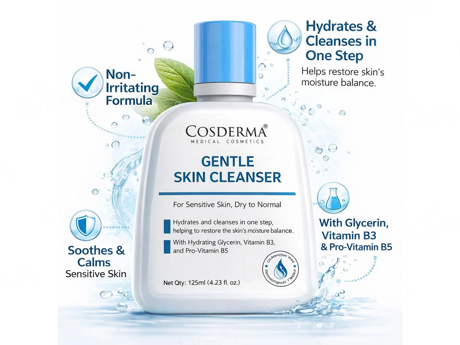 Cosderma Gentle Skin Cleanser
