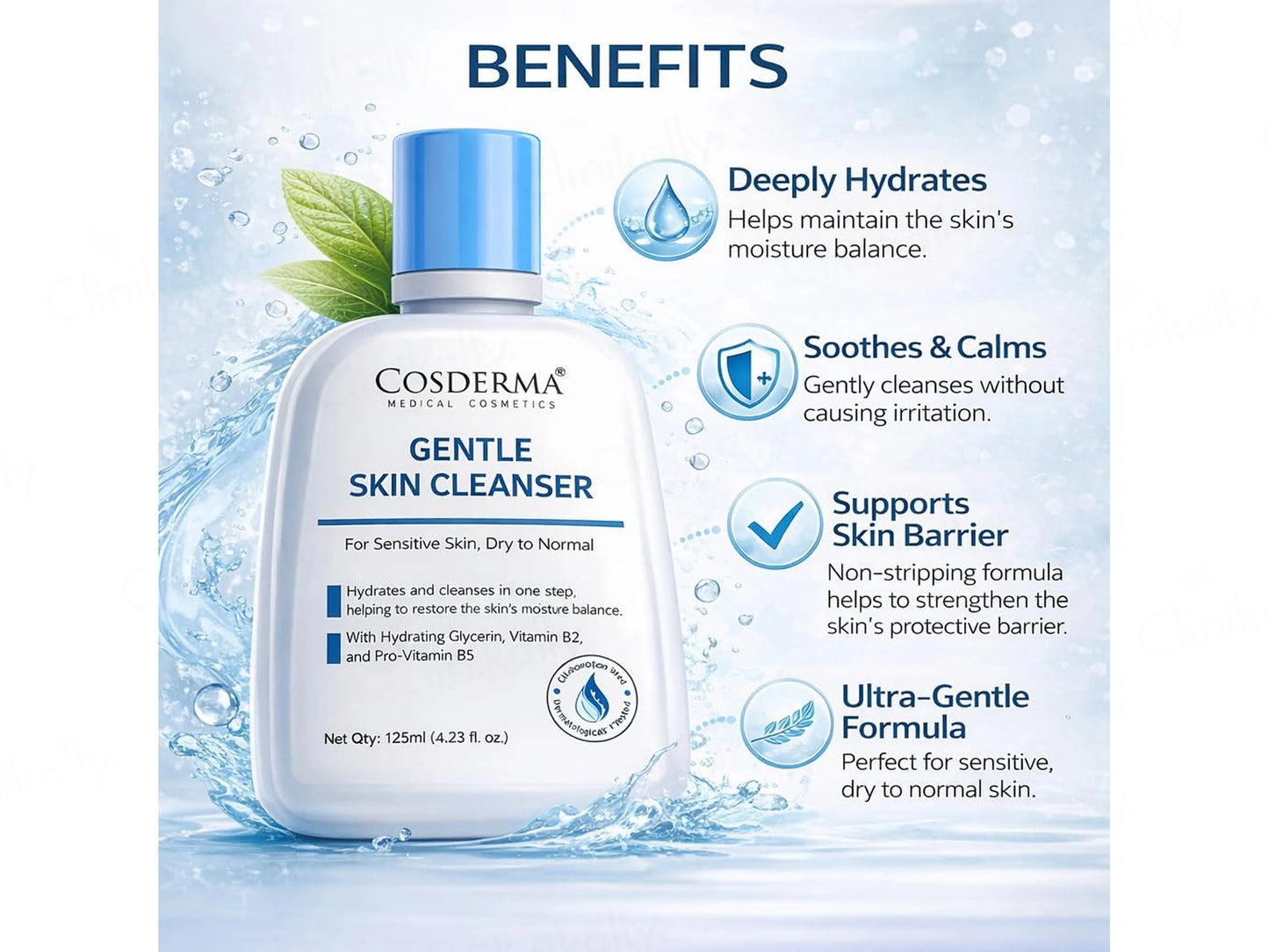 Cosderma Gentle Skin Cleanser