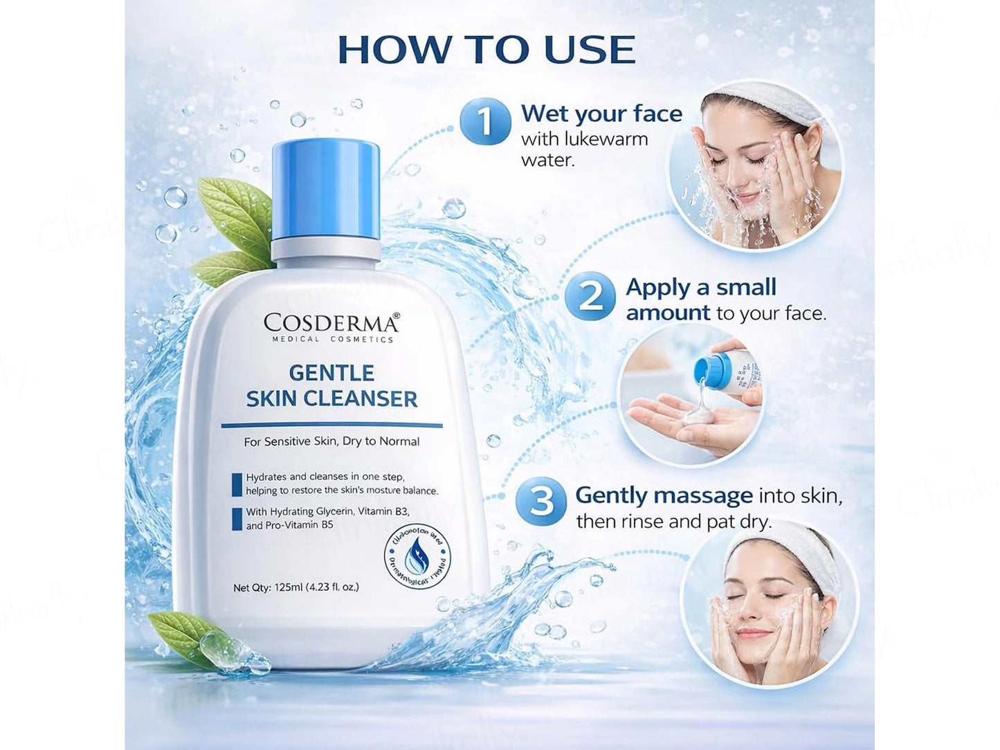 Cosderma Gentle Skin Cleanser