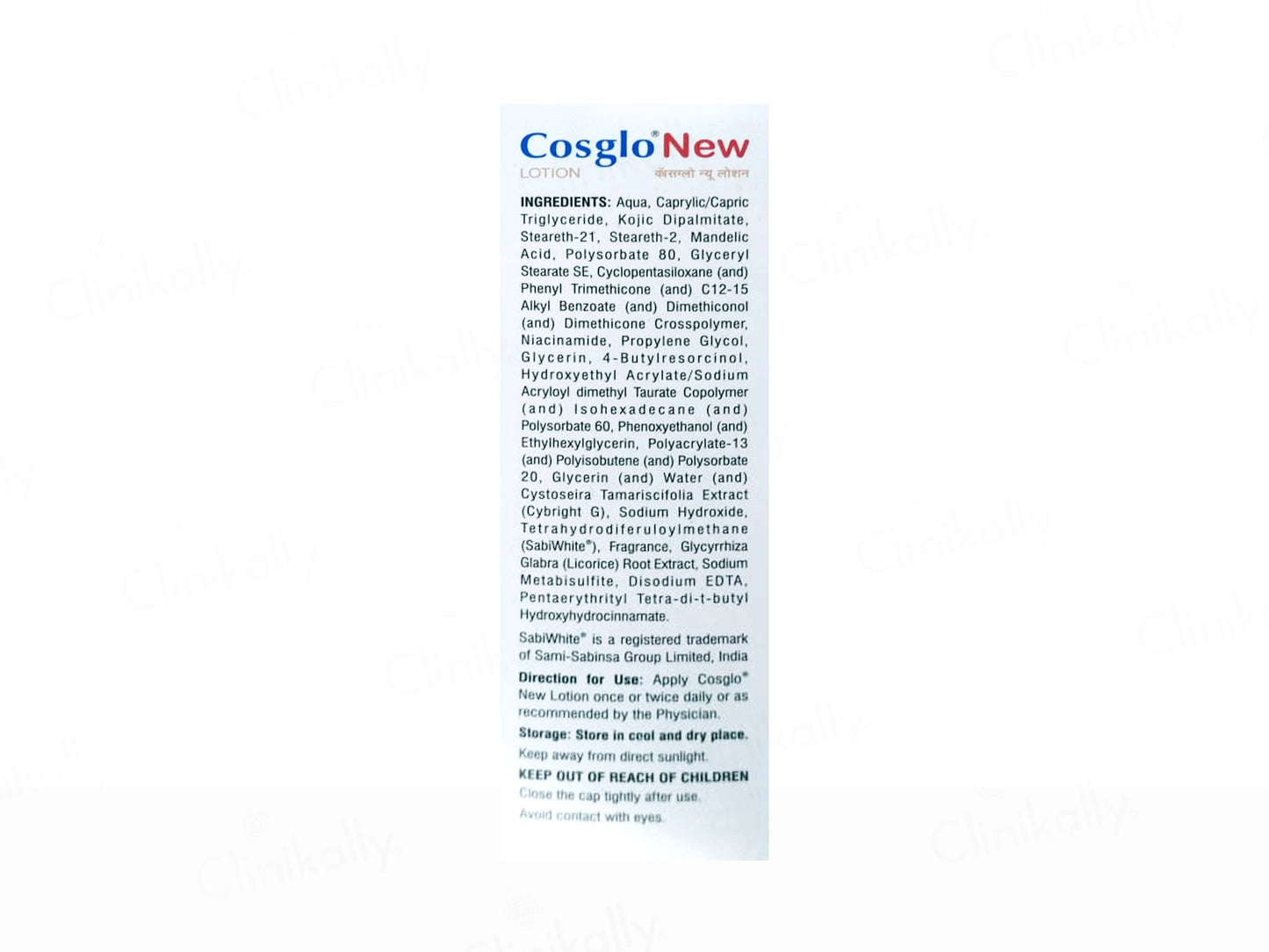 Cosglo New Skin Brightening Lotion