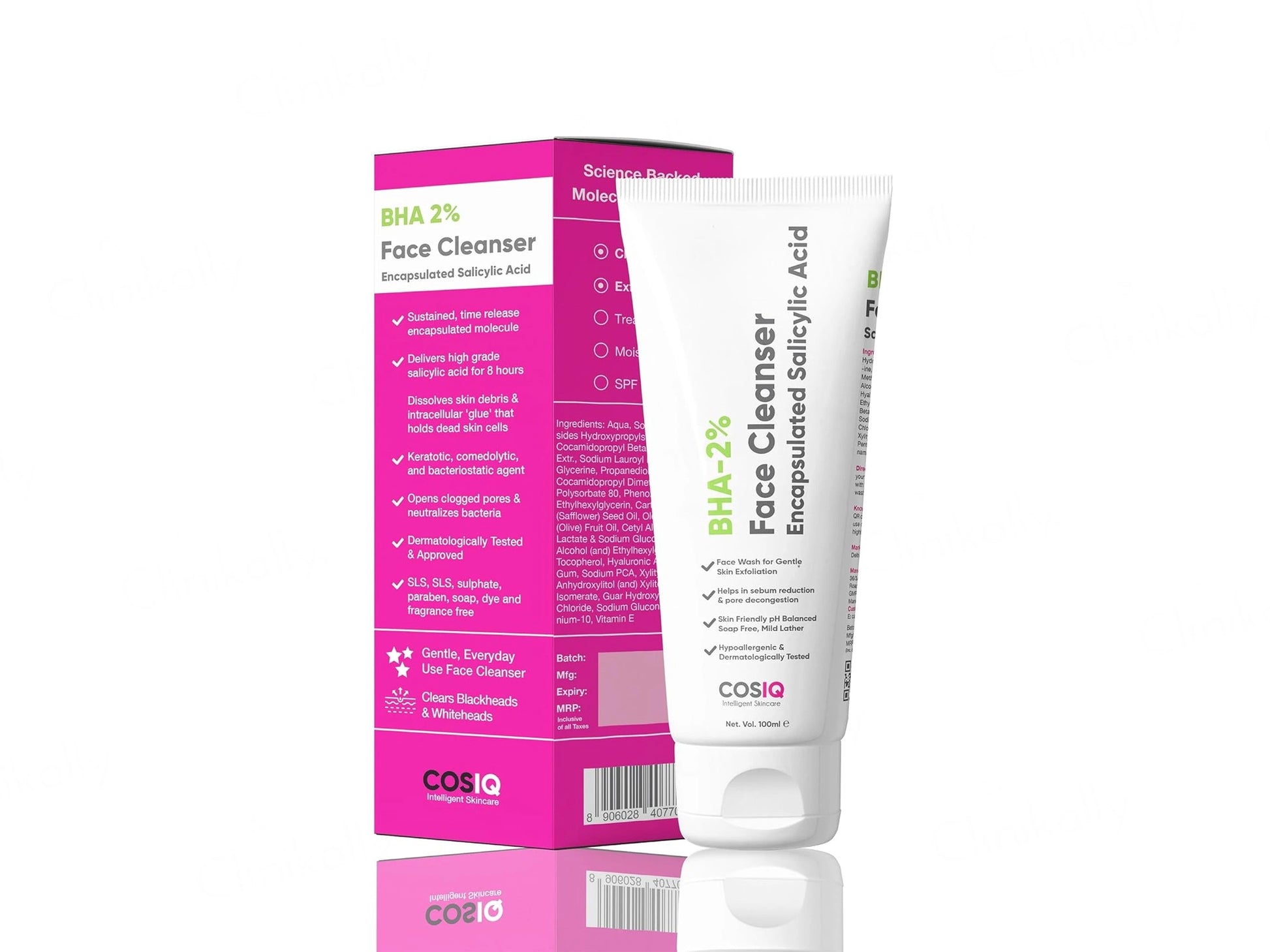 CosiQ BHA-2 Percent Encapsulated Salicylic Acid Face Cleanser