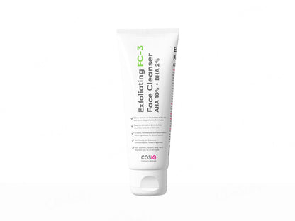 CosiQ FC-3 AHA 10 Percent  BHA 2 Percent Exfoliating Face Cleanser Gel