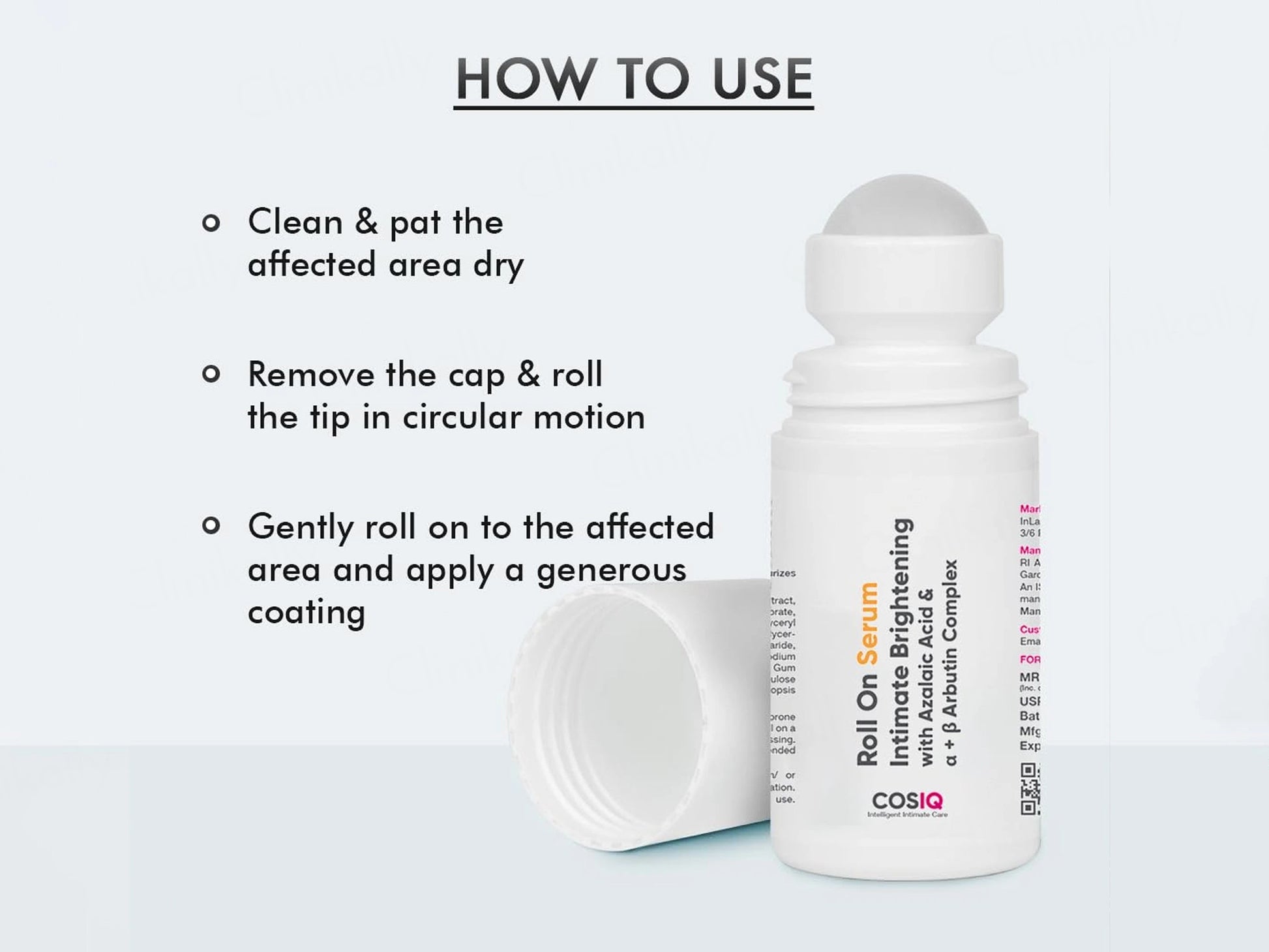 CosiQ Intimate Brightening Roll-On Serum