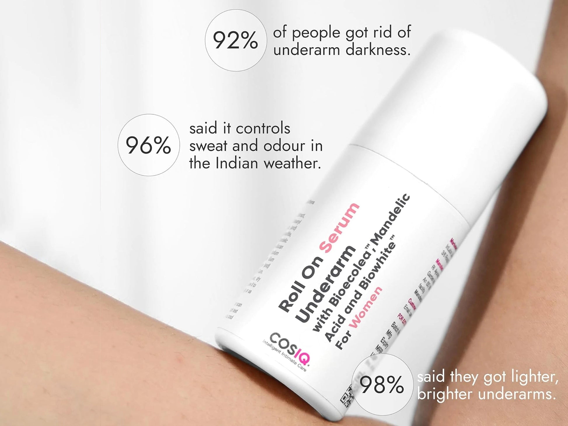 CosiQ Underarm Roll-On Serum For Women