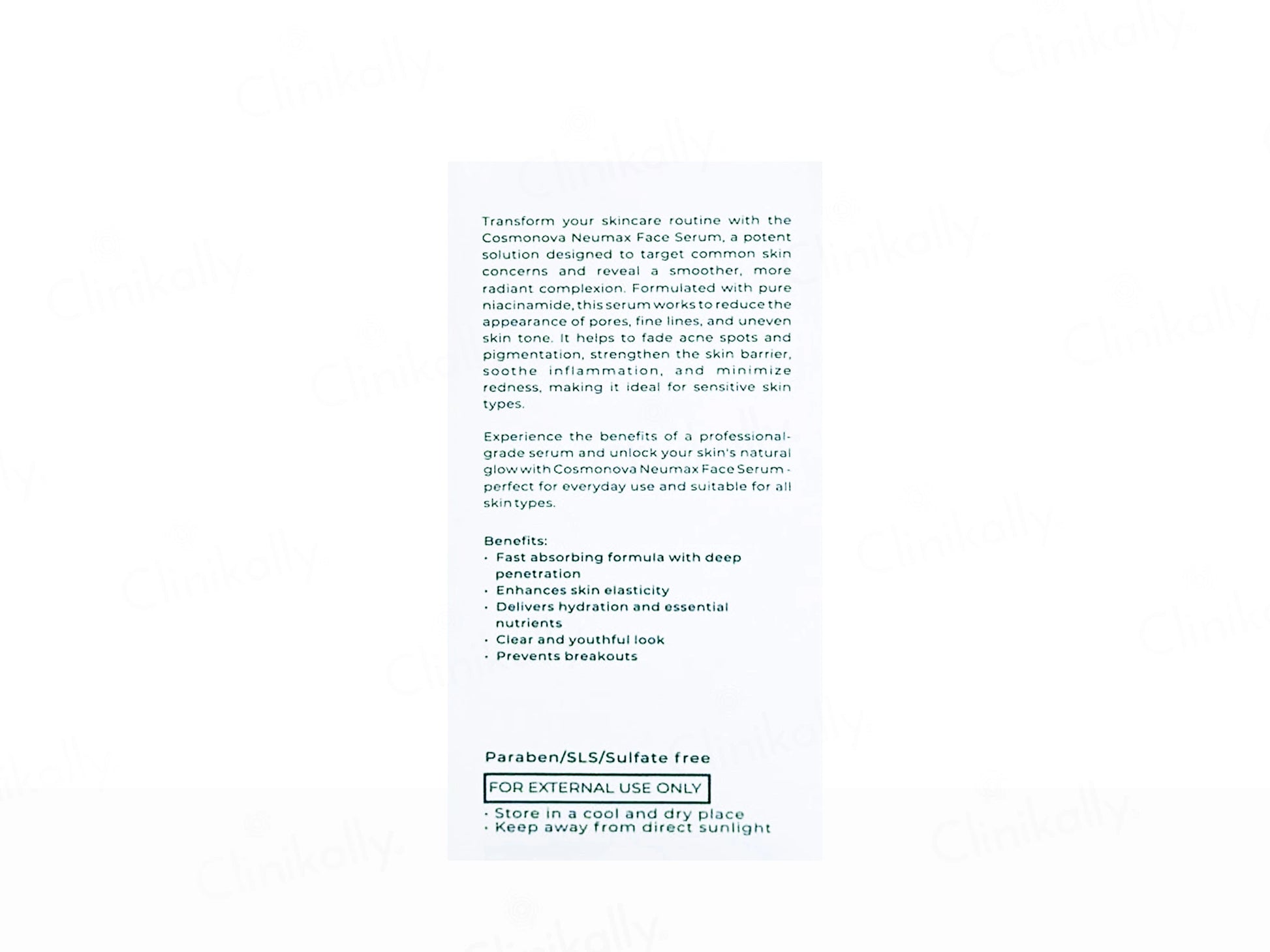 Cosmonova Neumax 10 Percent Niacinamide Face Serum
