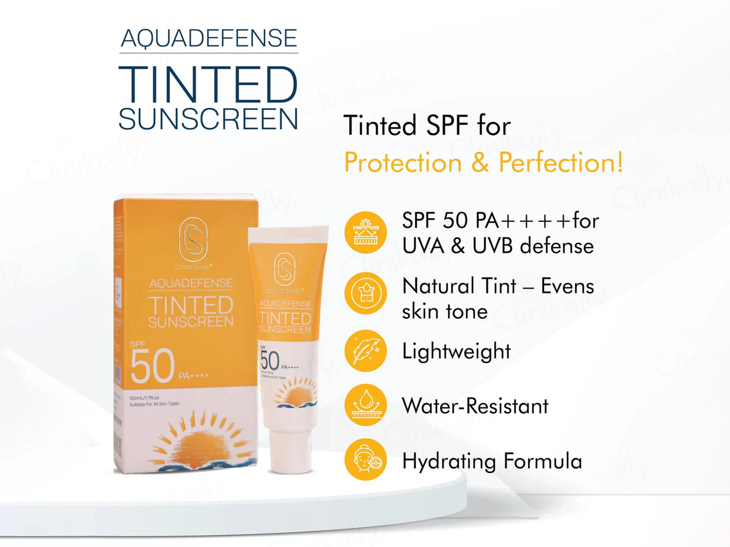 Cosmosheer Aquadefense Tinted Sunscreen