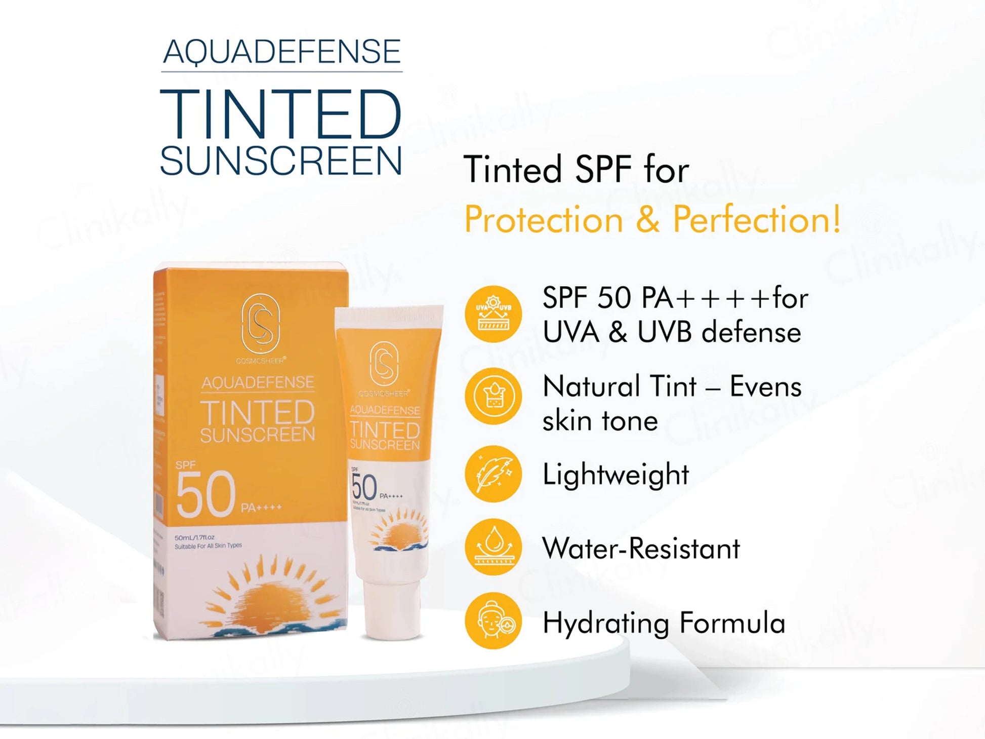 Cosmosheer Aquadefense Tinted Sunscreen