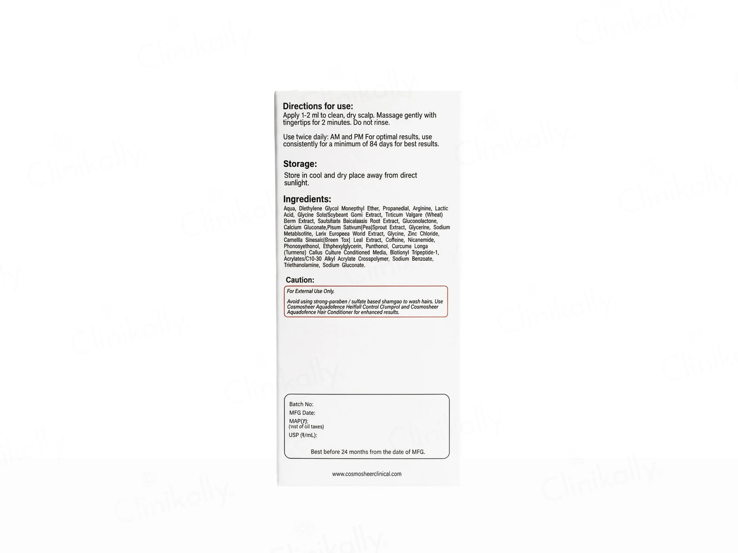 Cosmosheer Clinical Follicurin Advanced Hair Density Serum