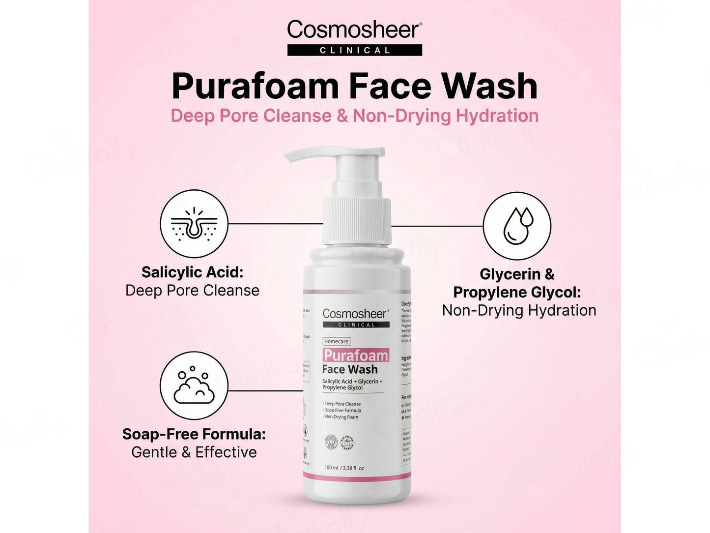 Cosmosheer Clinical Purafoam Face Wash