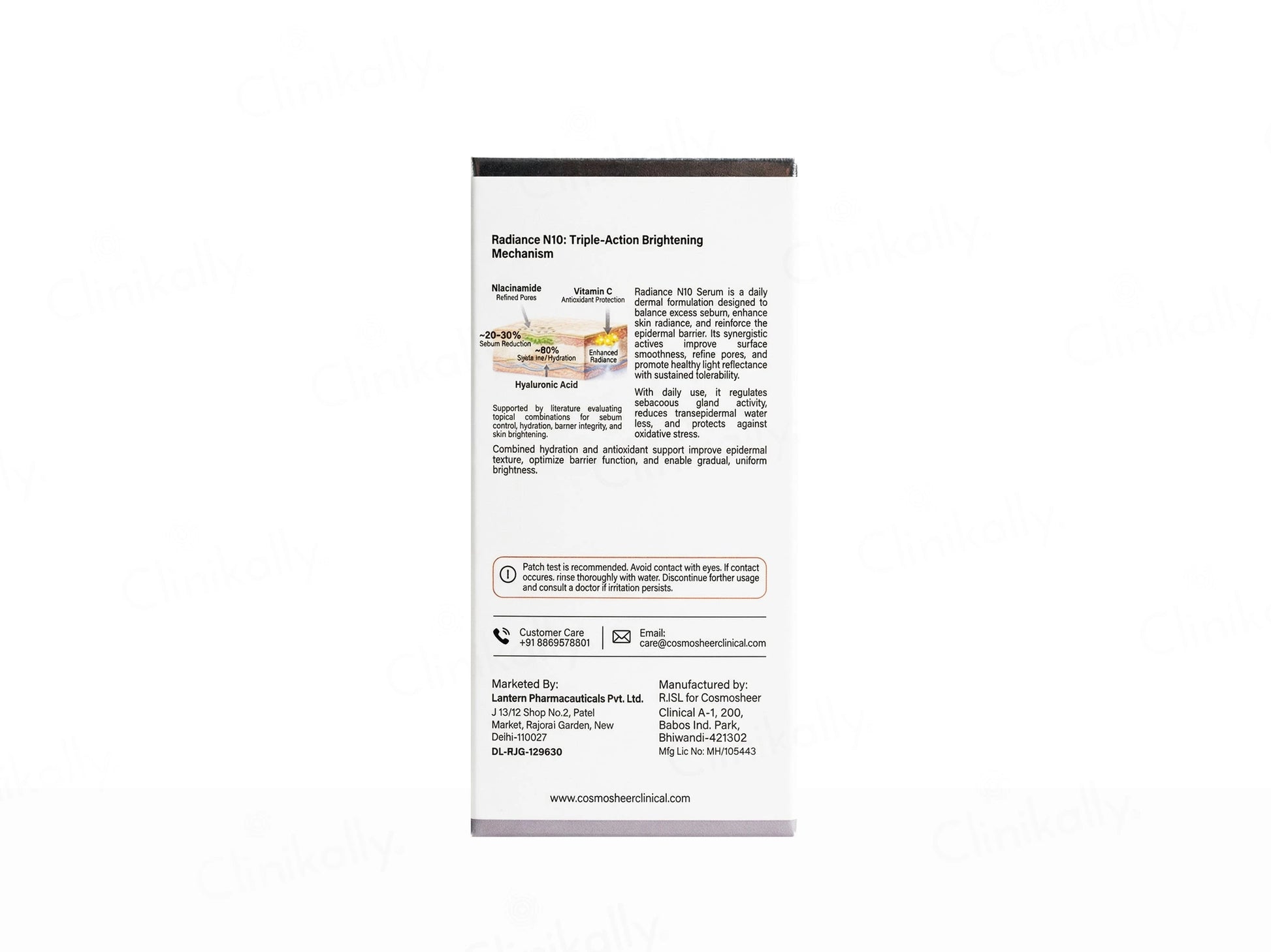 Cosmosheer Clinical Radiance-N10 Serum