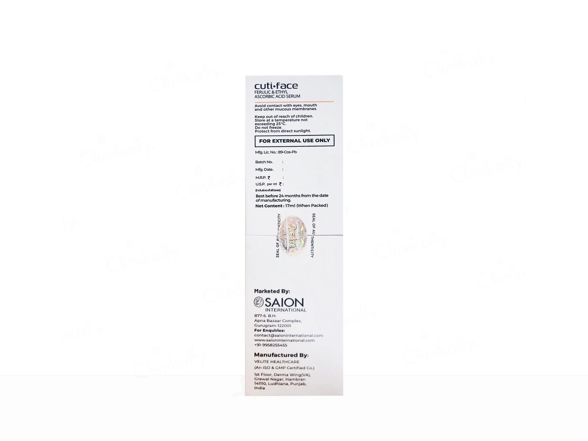 Cuti-Face Ferulic Serum