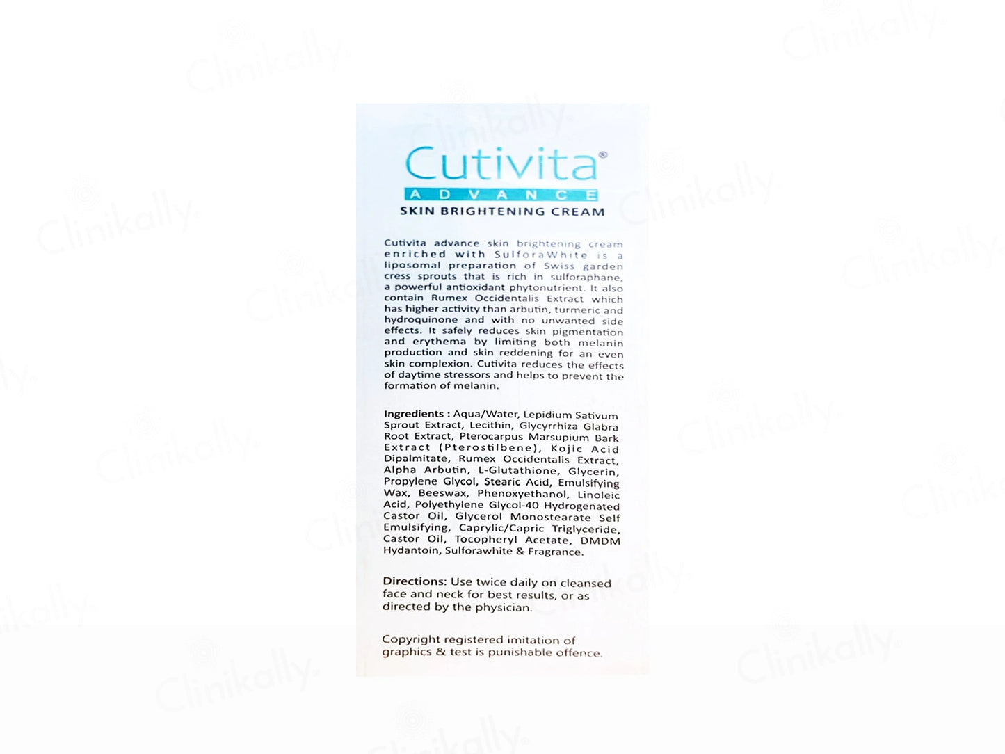 Cutivita Advance Skin Brightening Cream