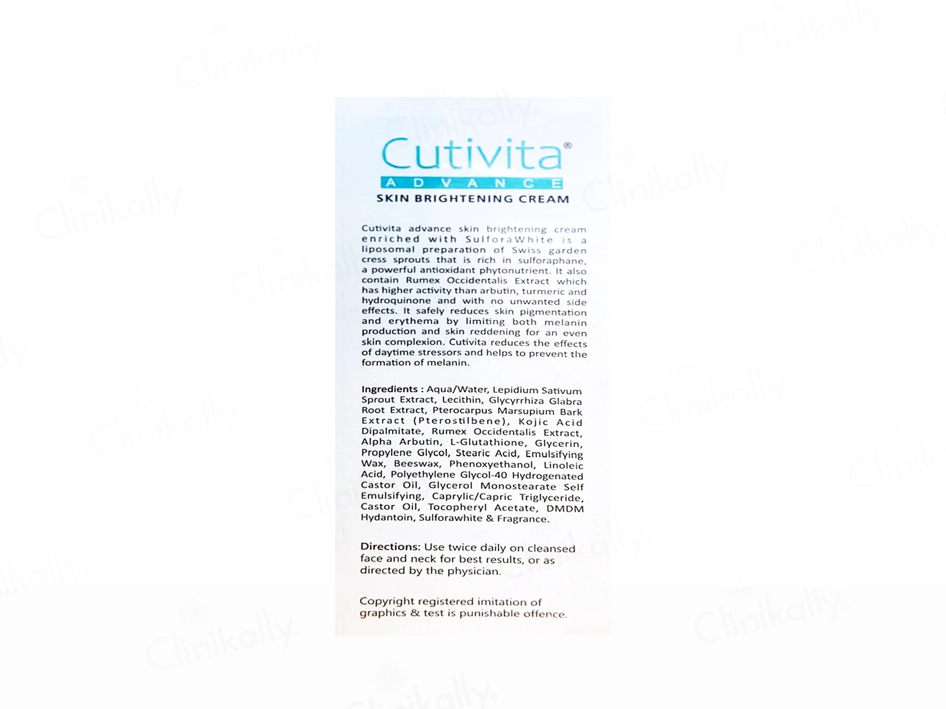 Cutivita Advance Skin Brightening Cream