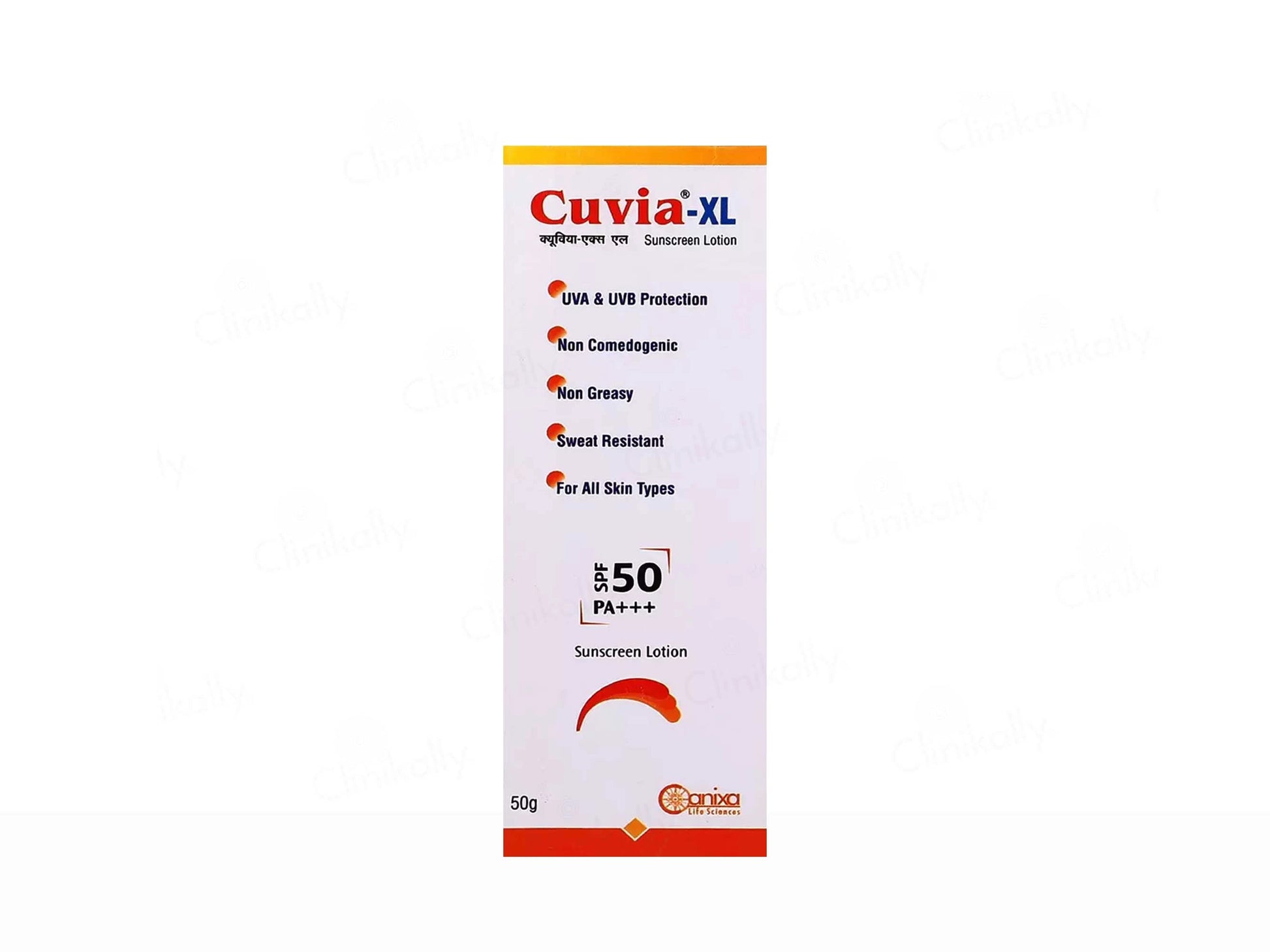 Cuvia-XL Sunscreen Lotion SPF 50 PA