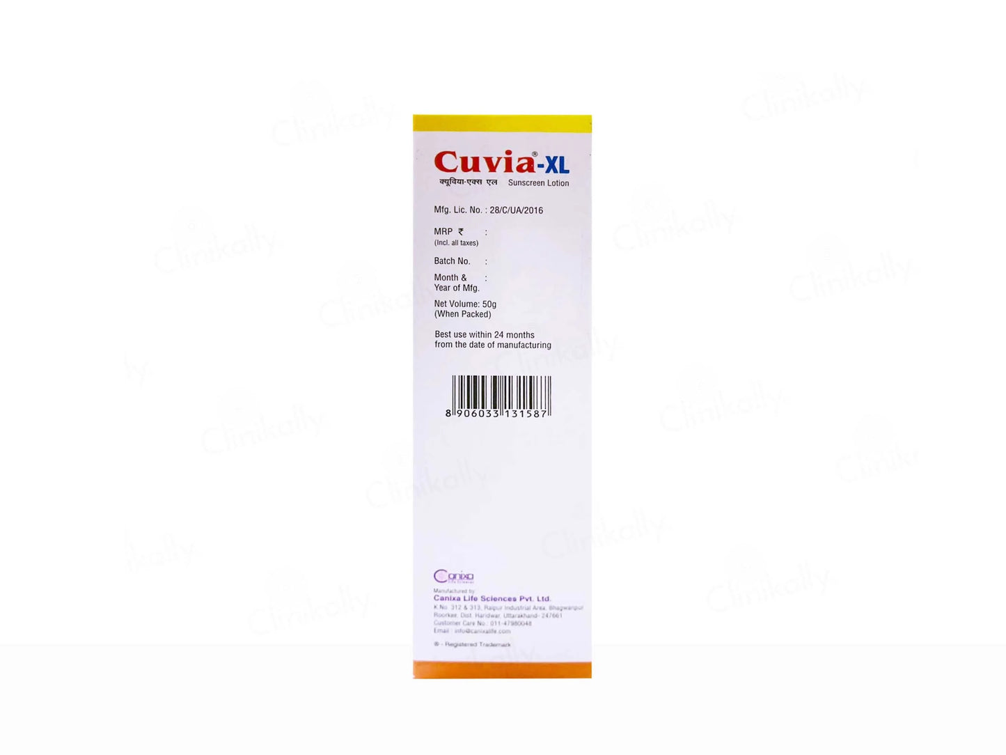 Cuvia-XL Sunscreen Lotion SPF 50 PA