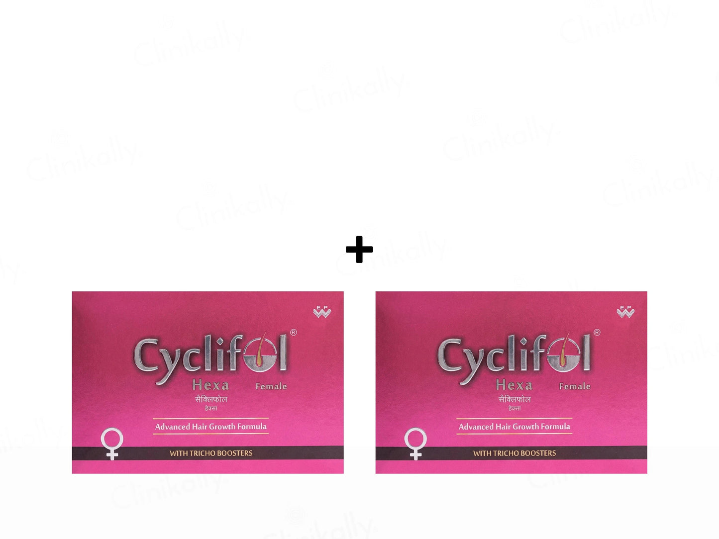 Cyclifol Hexa Female Advanced Cyclical Therapy Hair Growth Formula Kit