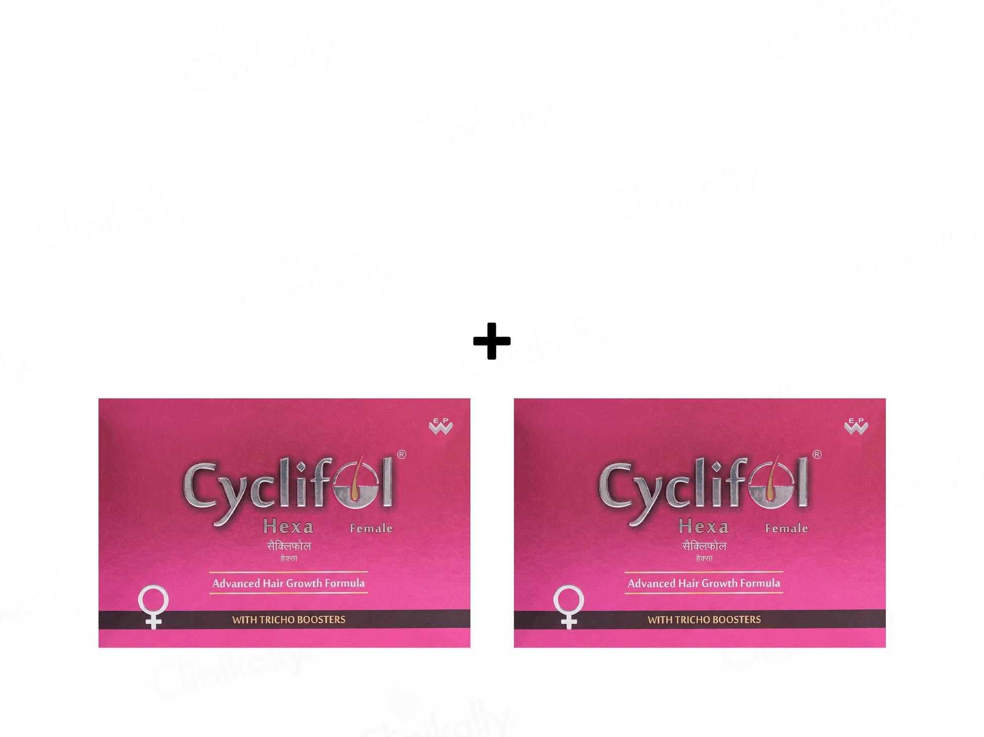 Cyclifol Hexa Female Advanced Cyclical Therapy Hair Growth Formula Kit