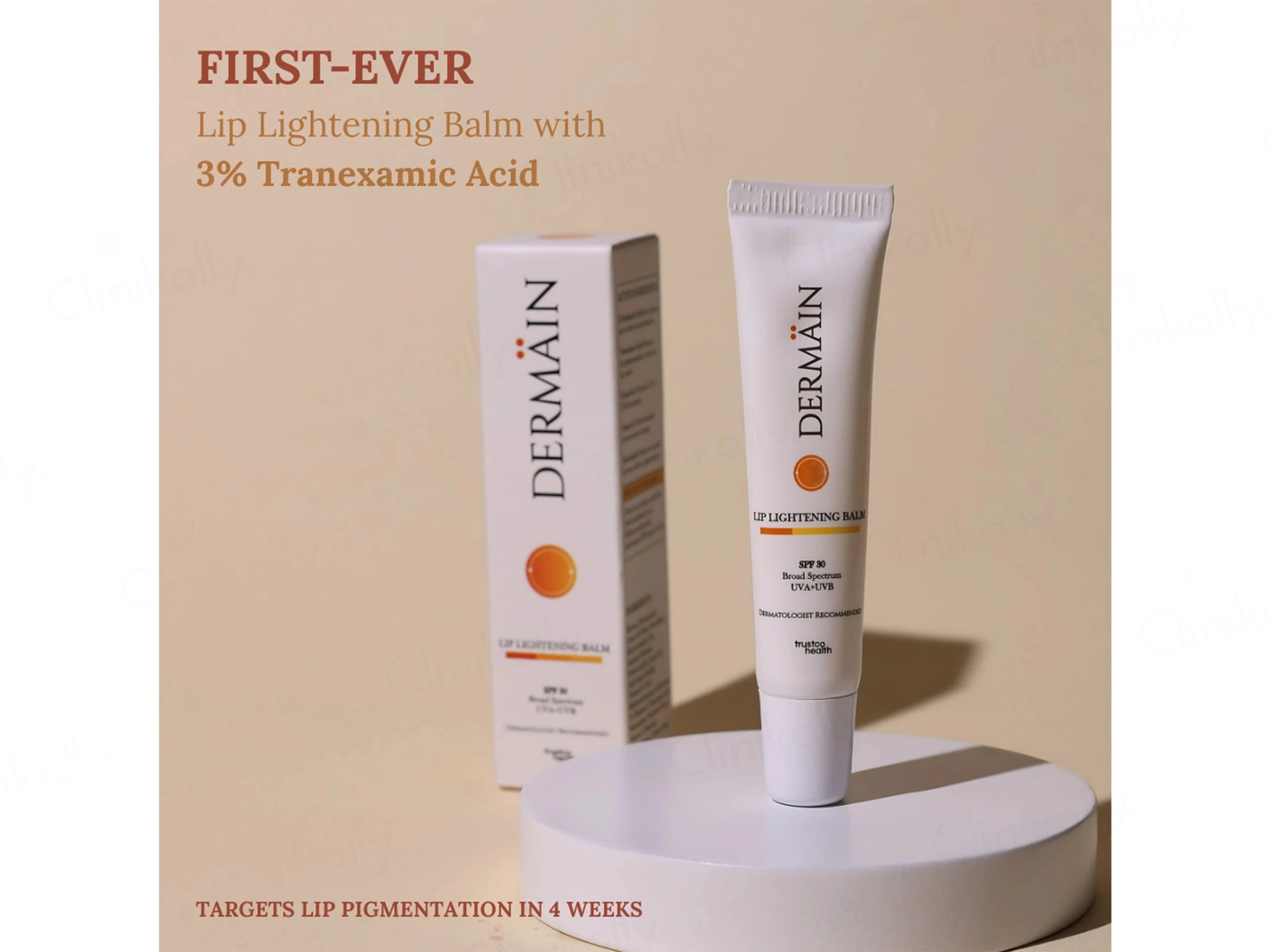 DERMAIN Lip Lightening Balm SPF 30
