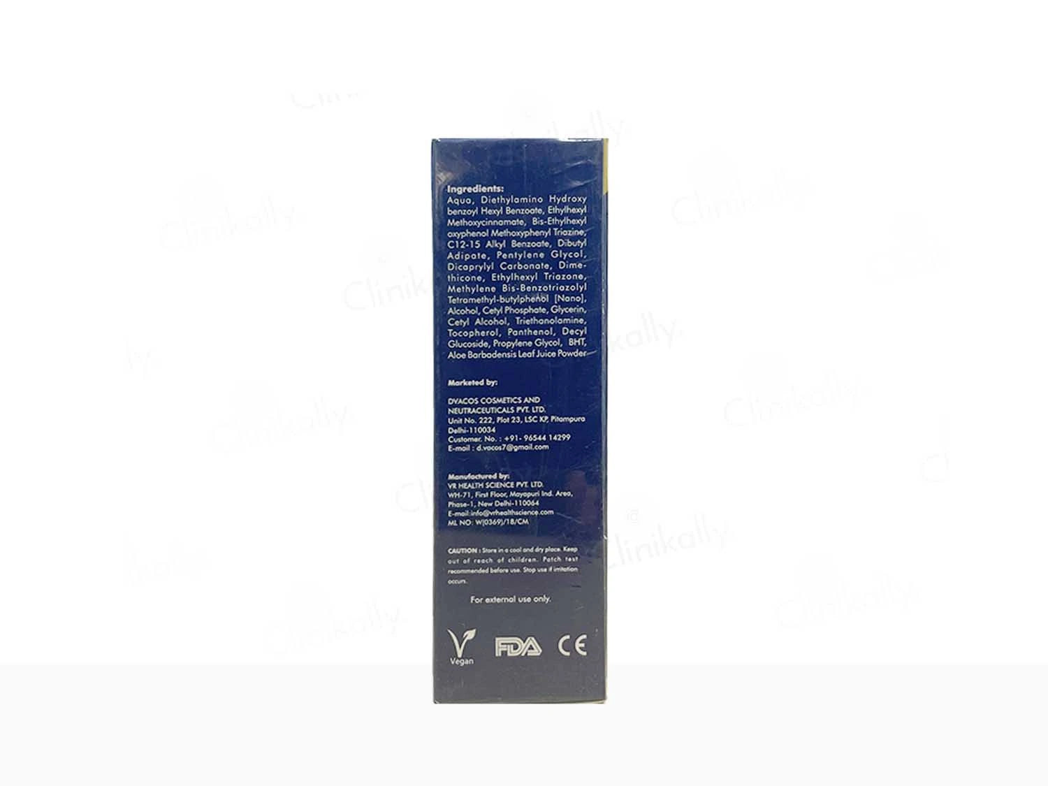 D'Vacos Baby Sunscreen Spray SPF 15