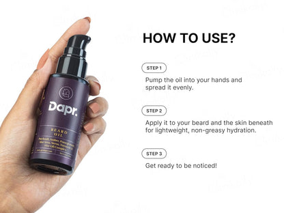 Dapr. Beard Growth Oil