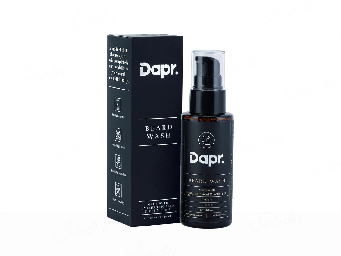 Dapr. Beard Wash With Hyaluronic Acid and  Vetiver Oil