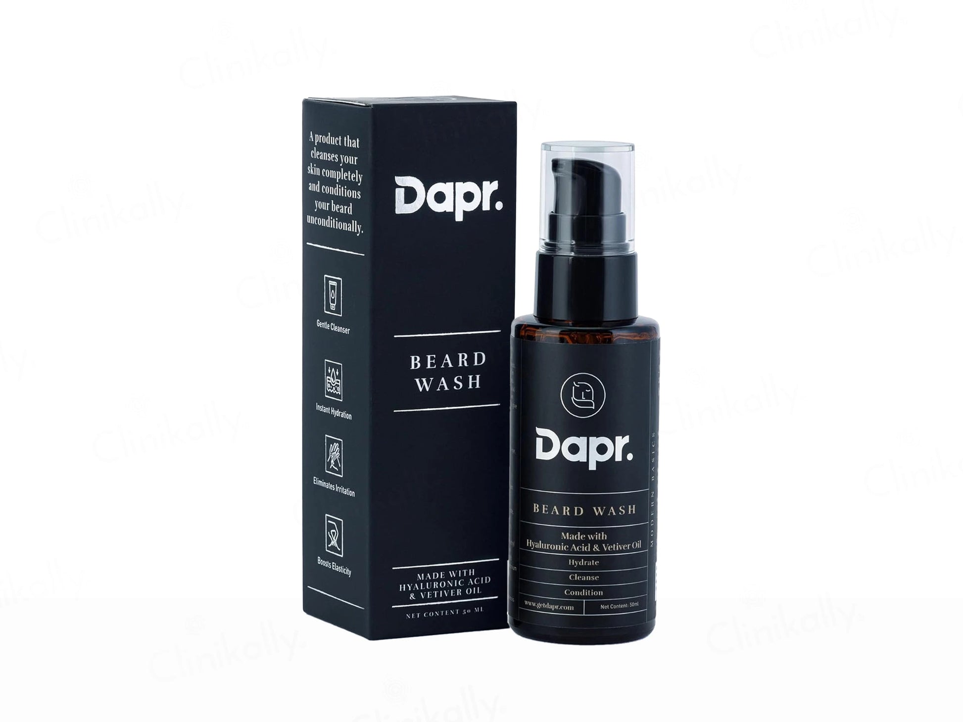 Dapr. Beard Wash With Hyaluronic Acid and  Vetiver Oil