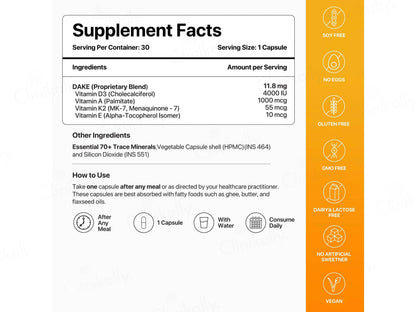 Decode Age DAKE Multivitamin Vegan Capsule