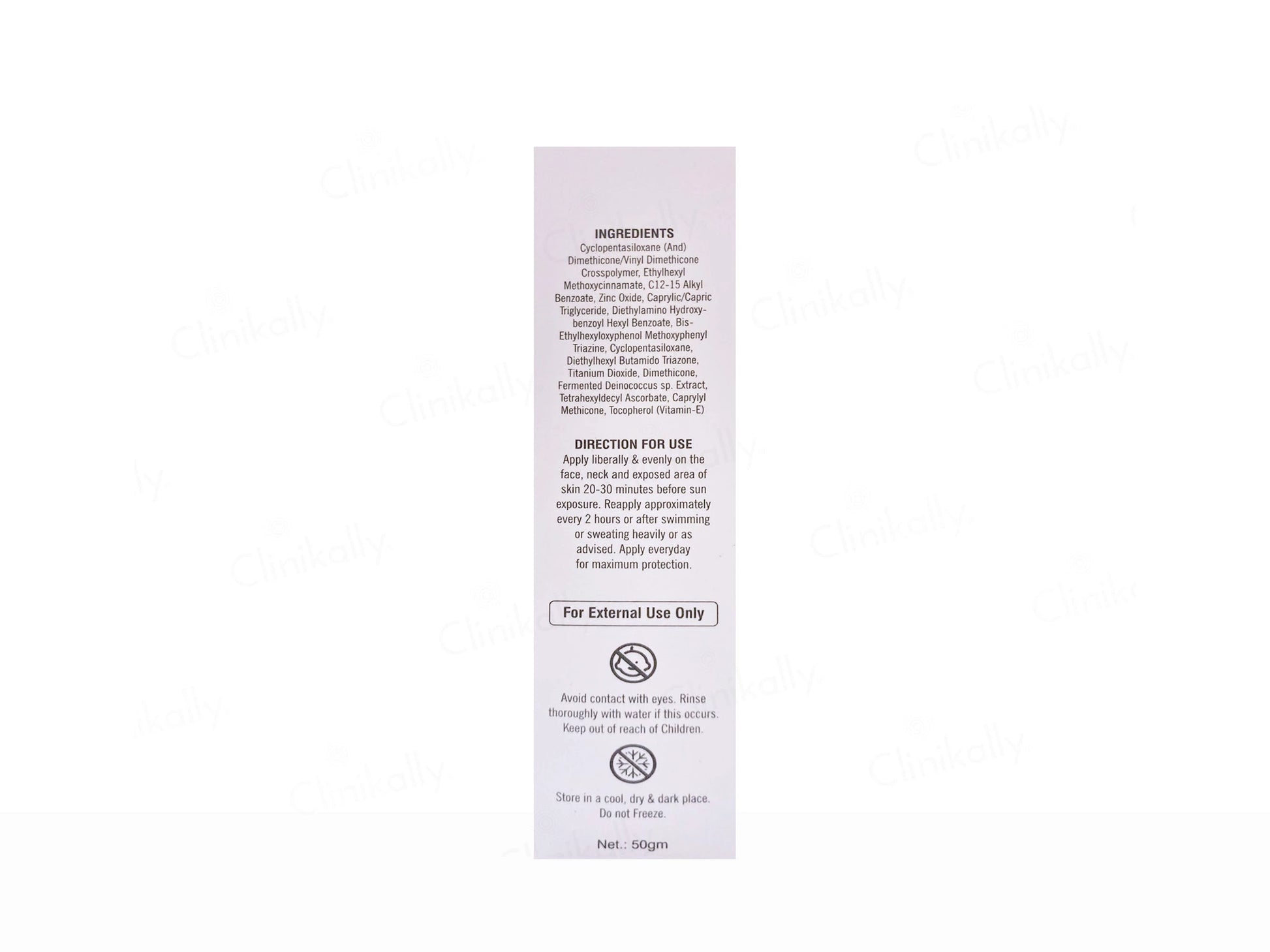 Deino Bloc UV Silicone Sunscreen Gel SPF 50 PA