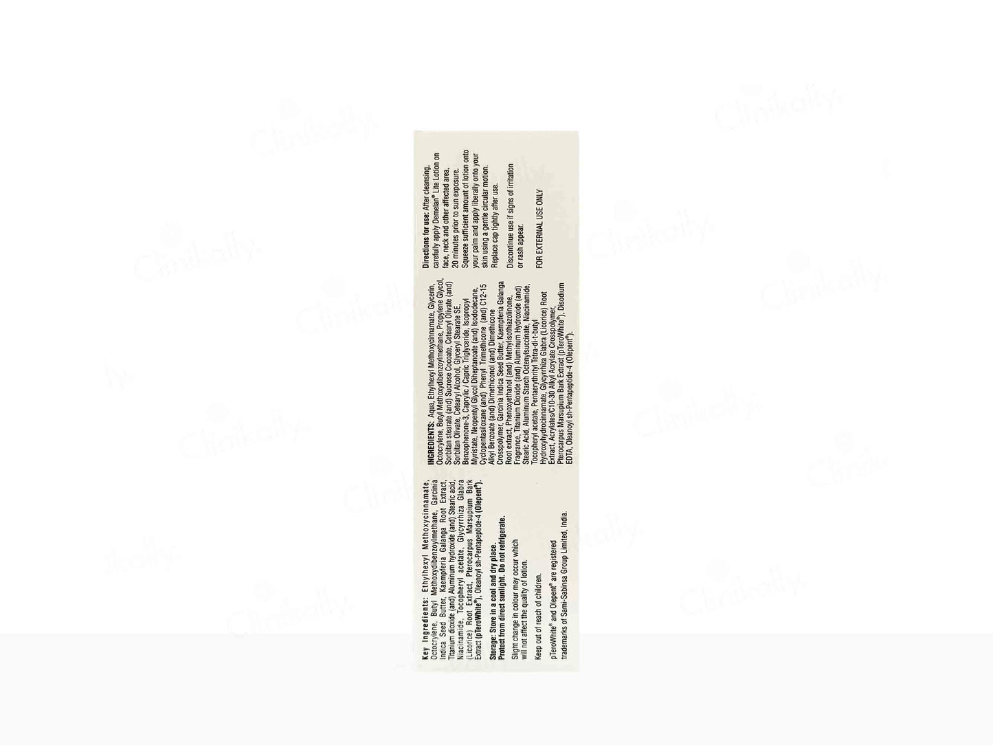 Demelan Lite Lotion