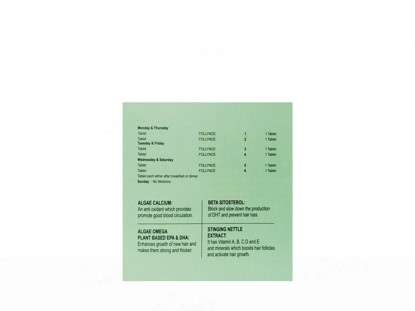 Derm Range Follynce Unisex Hair Cyclical Therapy Kit