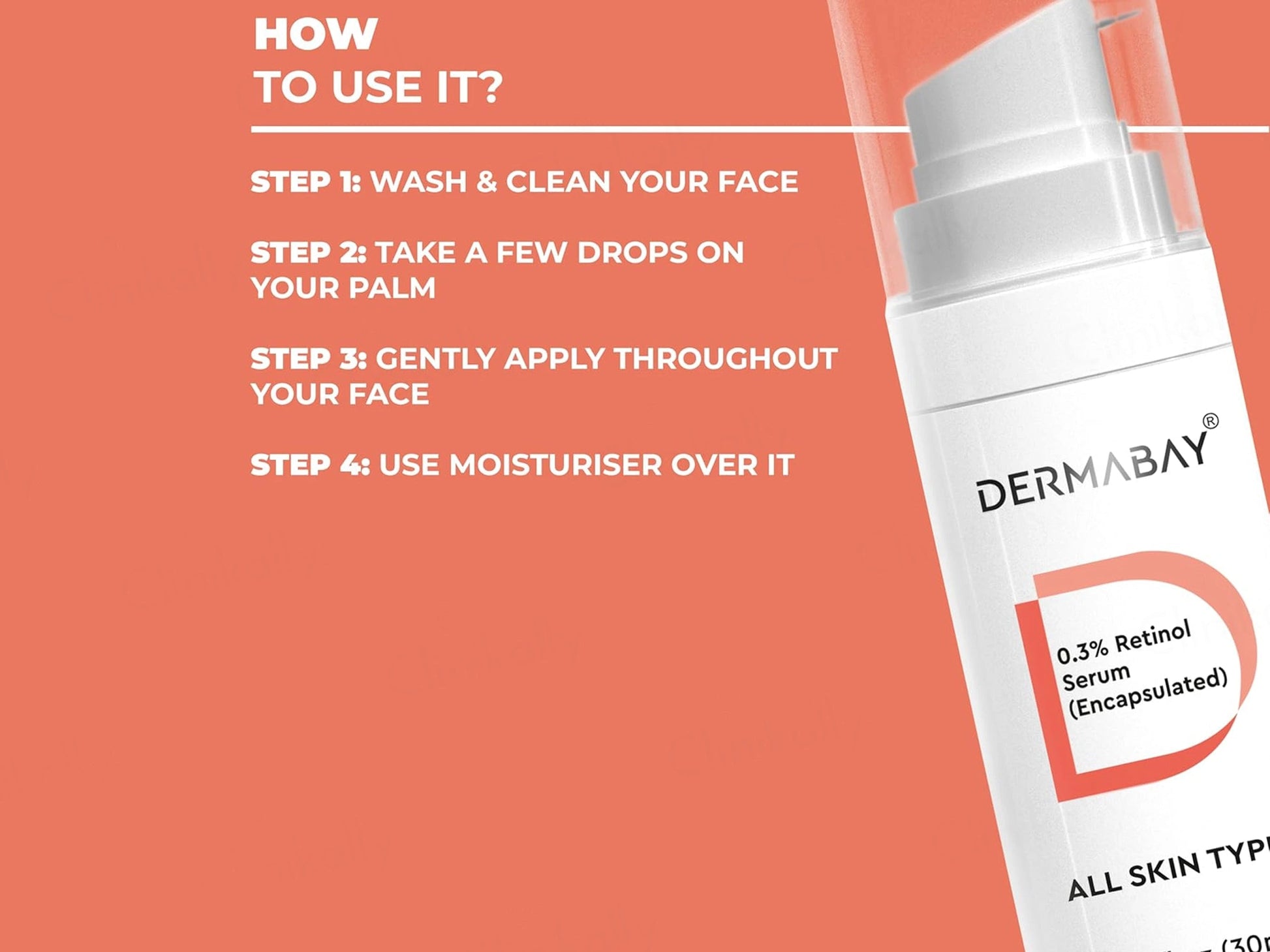 Dermabay 0.3 Percent Encapsulated Retinol Face Serum