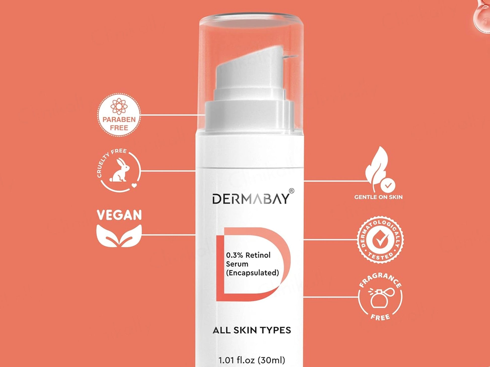 Dermabay 0.3 Percent Encapsulated Retinol Face Serum
