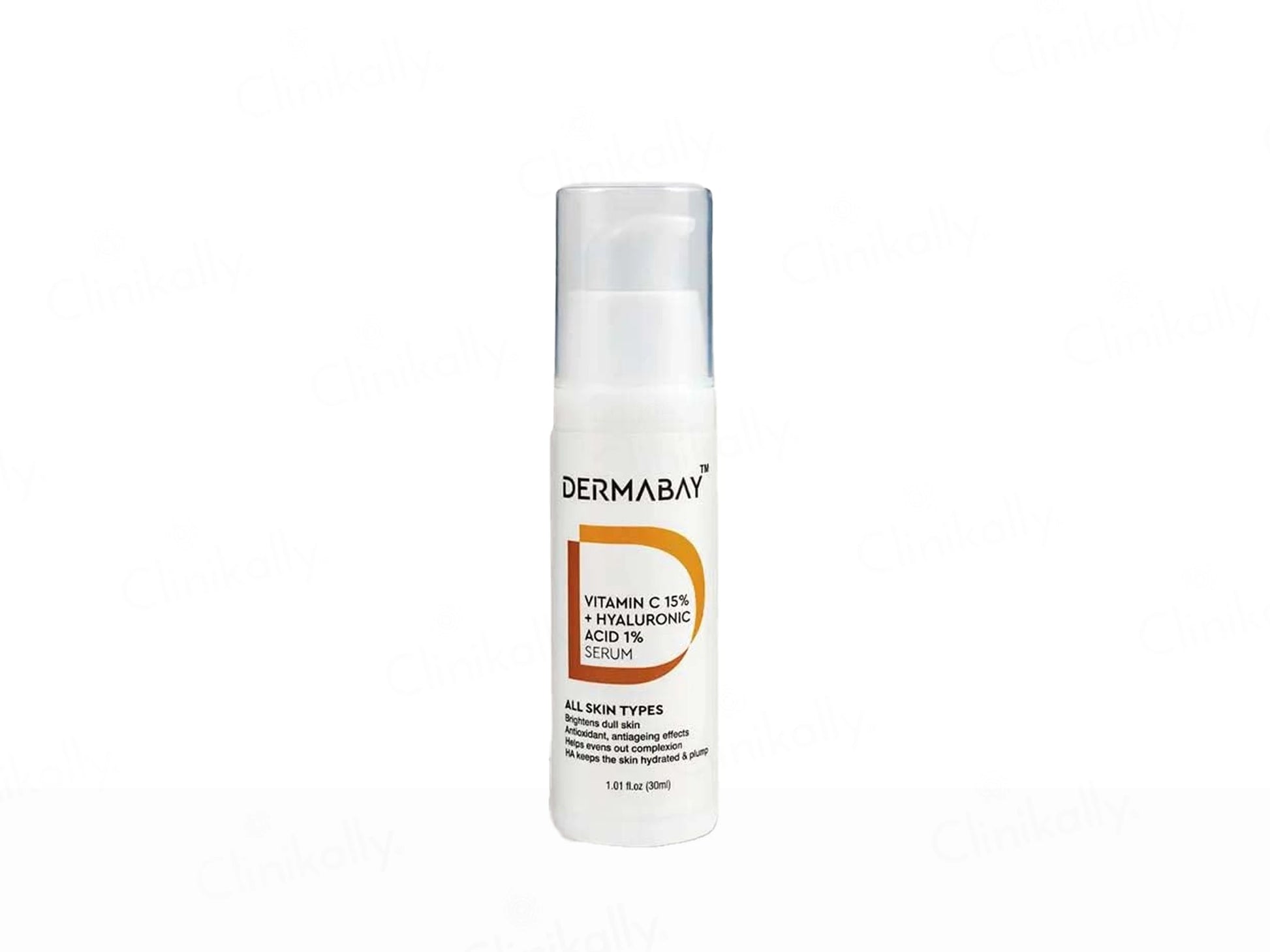 Dermabay 15 Percent Vitamin C  1 Percent Hyaluronic Acid Face Serum