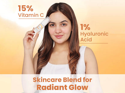 Dermabay 15 Percent Vitamin C  1 Percent Hyaluronic Acid Face Serum