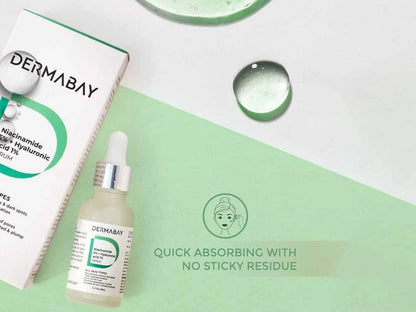 Dermabay 5 Percent Niacinamide  1 Percent Hyaluronic Acid Face Serum