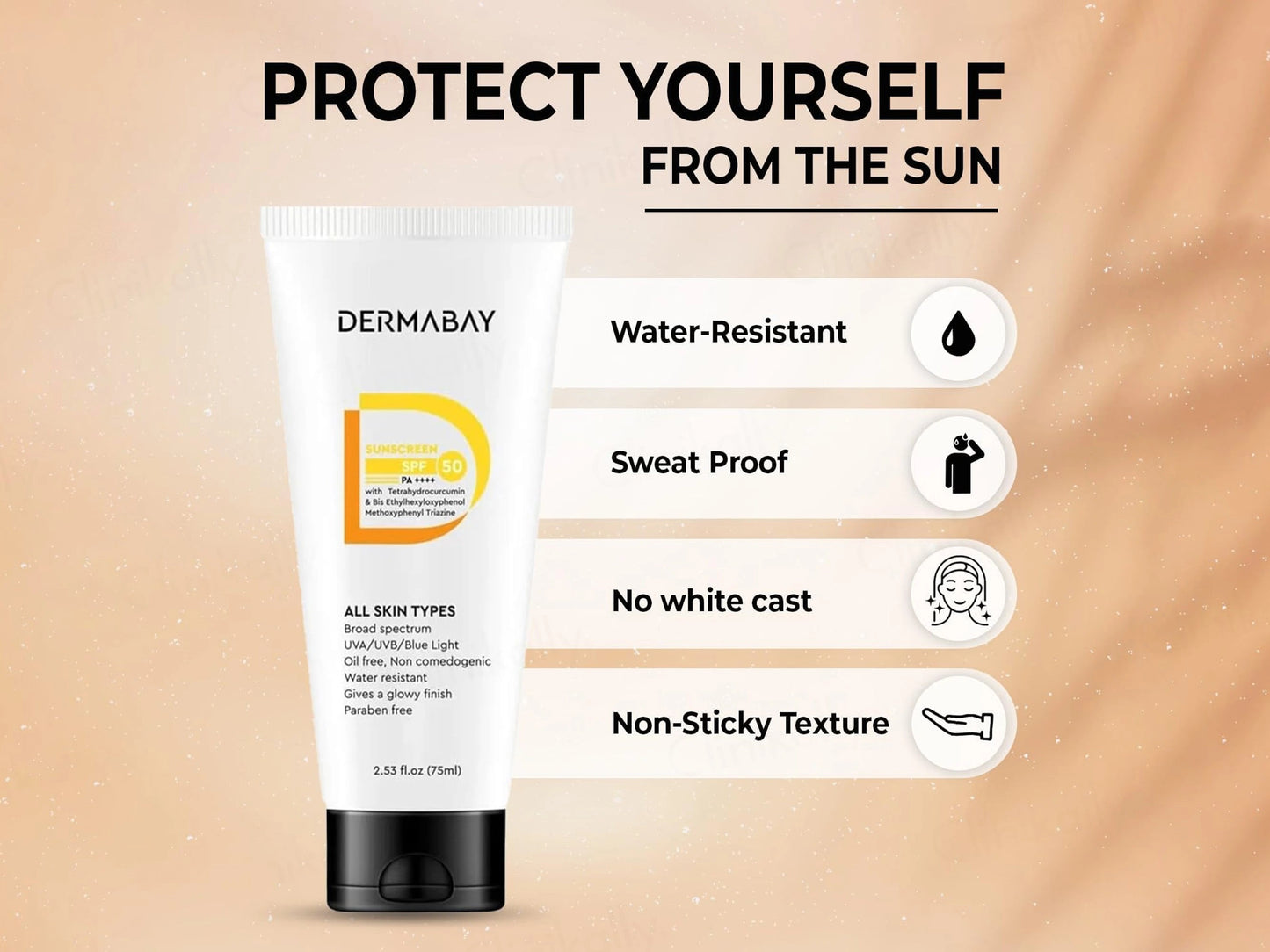 Dermabay Broad Spectrum Sunscreen SPF 50 PA