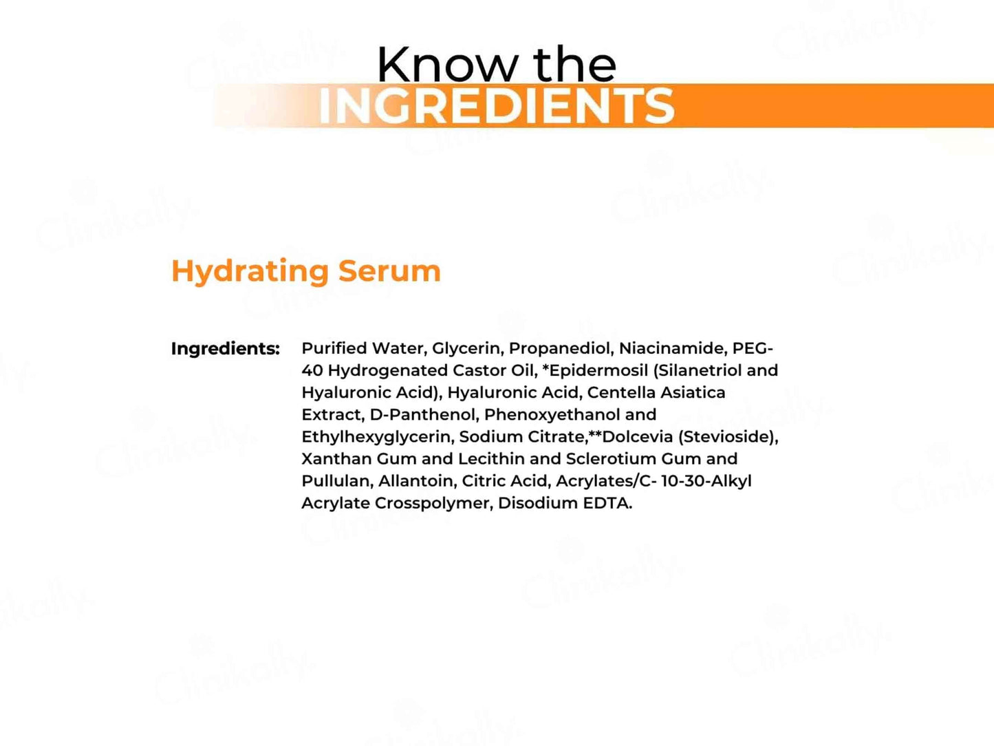 Dermabay Hyaluronic Acid Hydrating Face Serum