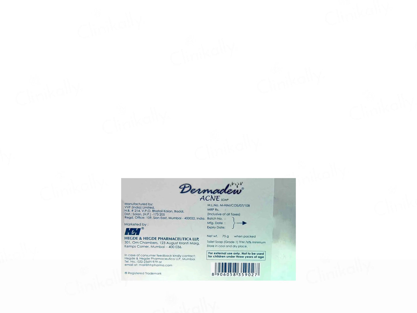 Dermadew Acne Soap