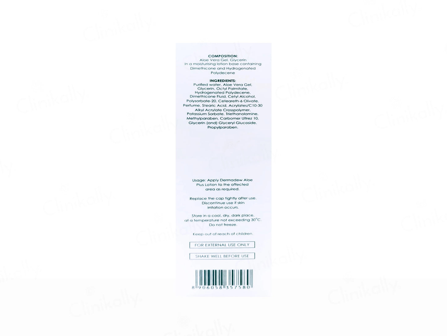 Dermadew Aloe Plus Moisturiser Lotion