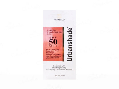 Dermaelite Urbanshade Tinted Sunscreen Gel SPF 50 PA