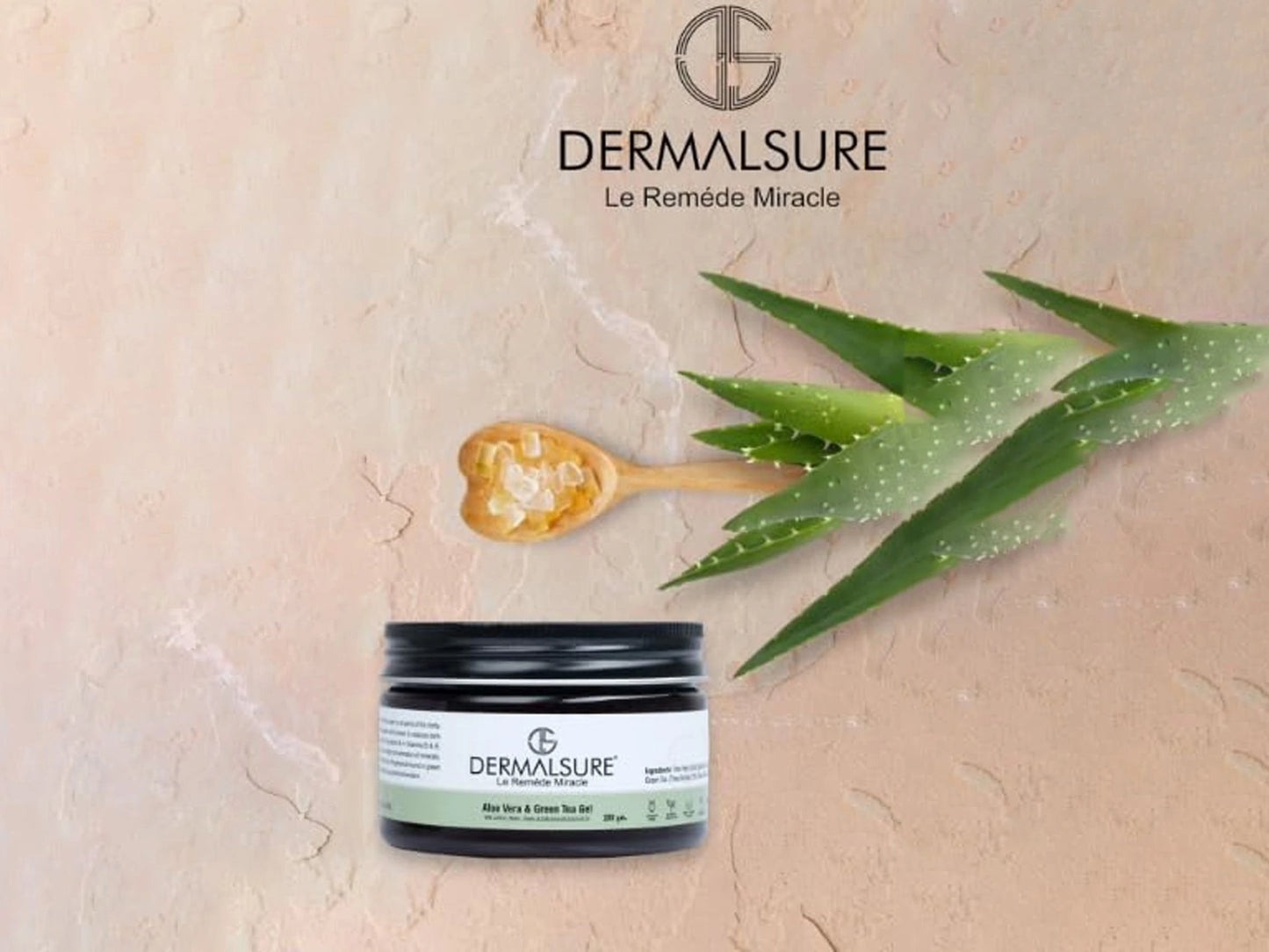 Dermalsure Aloe Vera and  Green Tea Gel