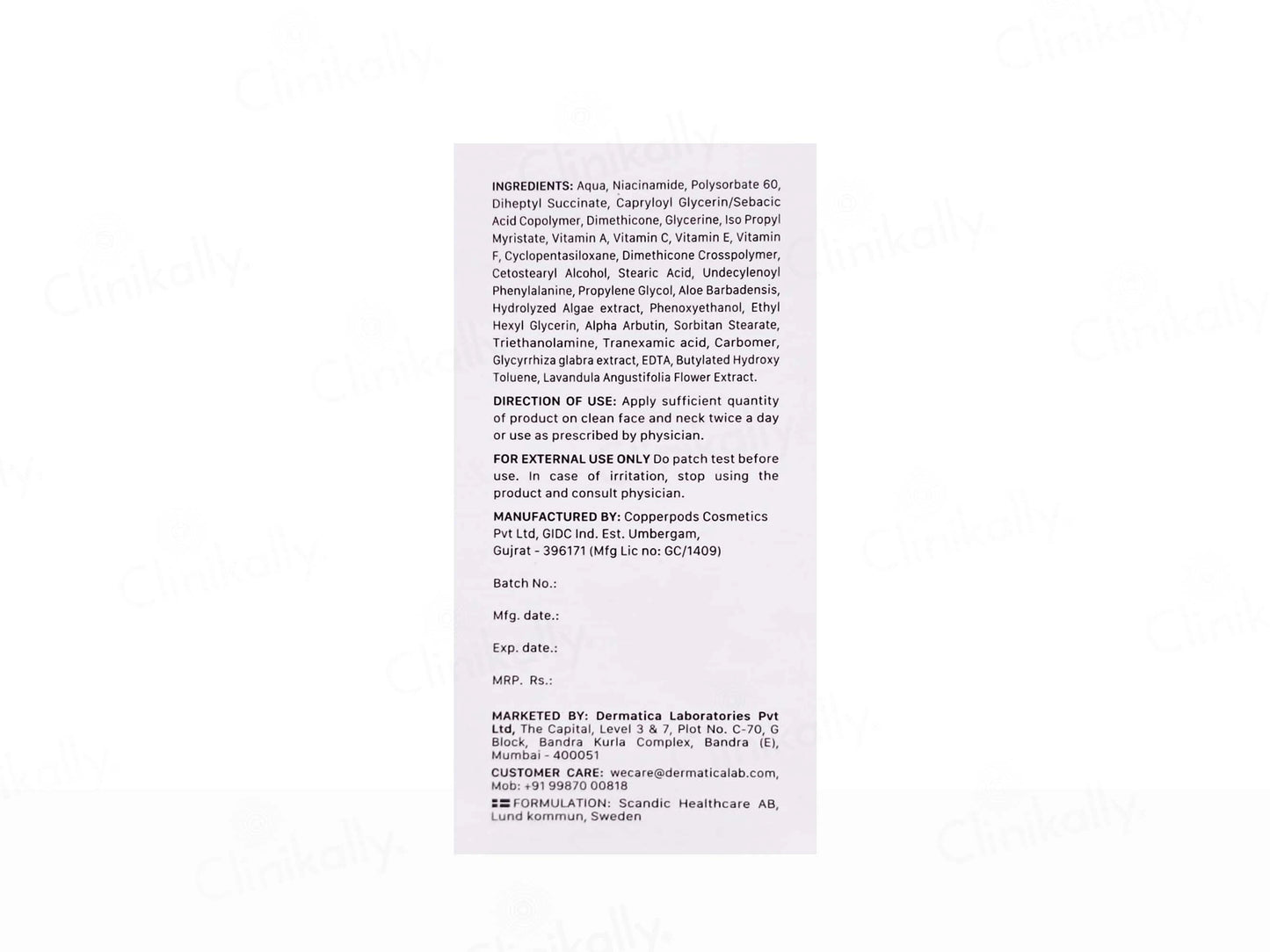Dermatica Complexion EDT