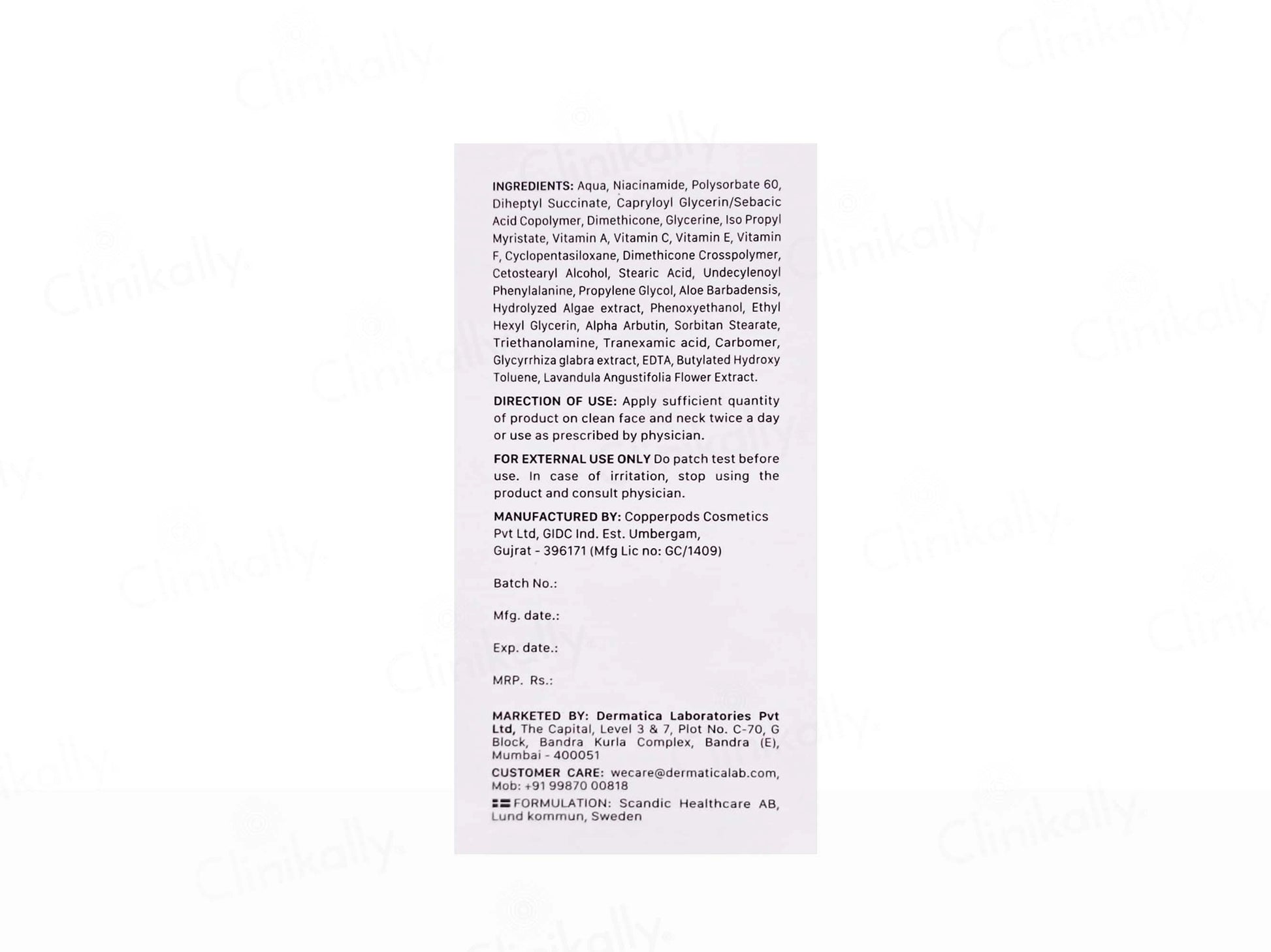 Dermatica Complexion EDT