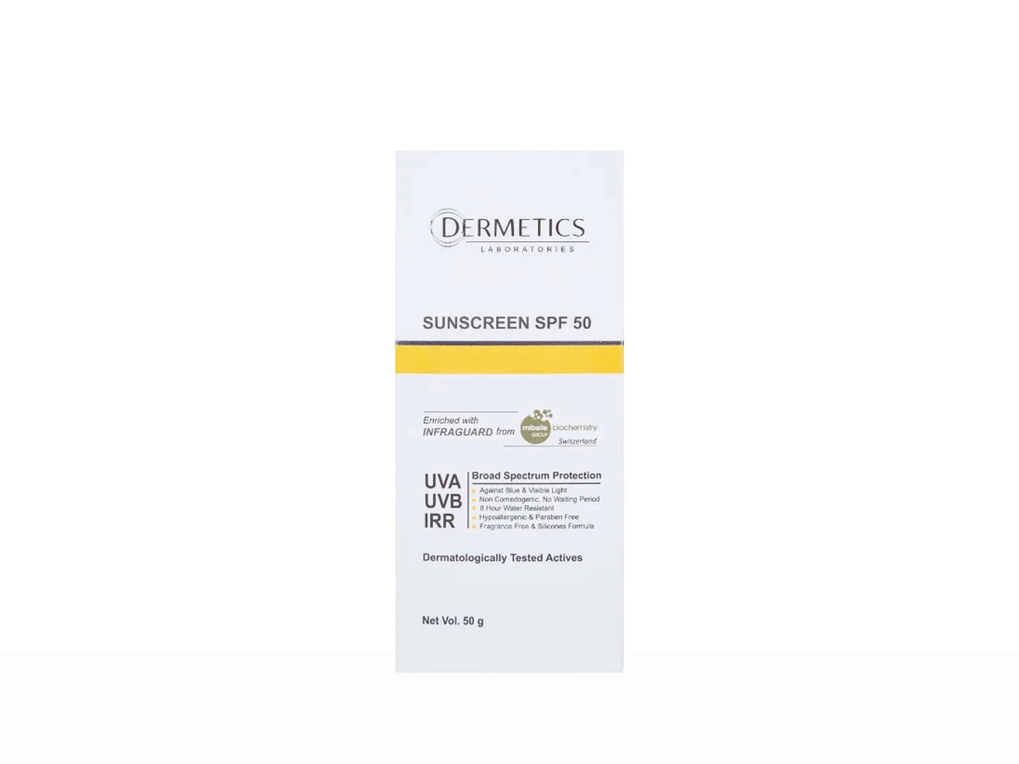 Dermetics Broad Spectrum Sunscreen SPF 50